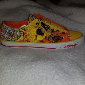 Ed Hardy Scotland Low Canvas Shoes